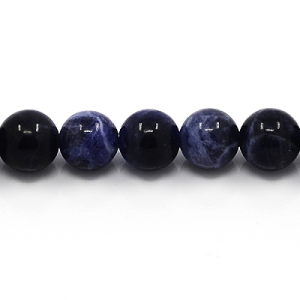

PandaHall Natural Sodalite Beads Strands, Round, 12mm, Hole: 1mm, about 16pcs/strand, 7.6 inch Sodalite Round