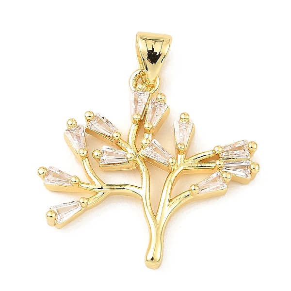 

PandaHall Real 18K Gold Rack Plating Brass Micro Pave Cubic Zirconia Pendants, Long-Lasting Plated, Cadmium Free & Lead Free, Branch Charms..., Clear