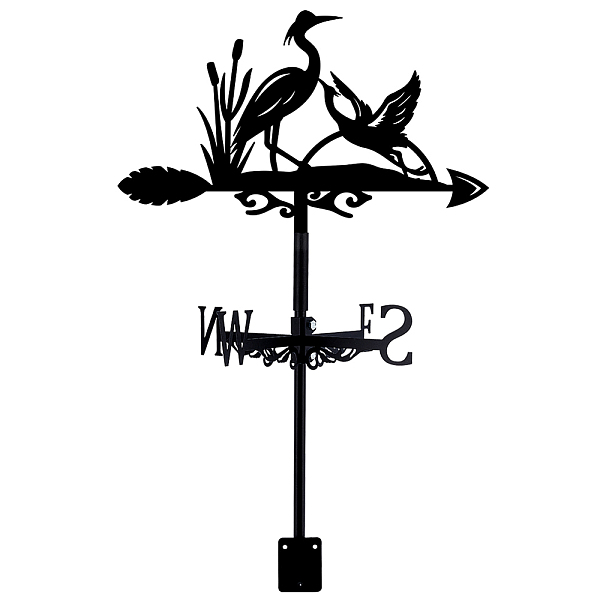 

PandaHall SUPERDANT Weathervane Great Blue Heron Ornament Wind Vane Weathercock Metal Weather Vane for Garden Decor Farmhouse Decorative...