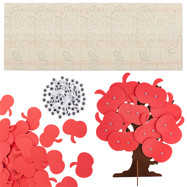 DIY 3D Tree Kids Paintings
