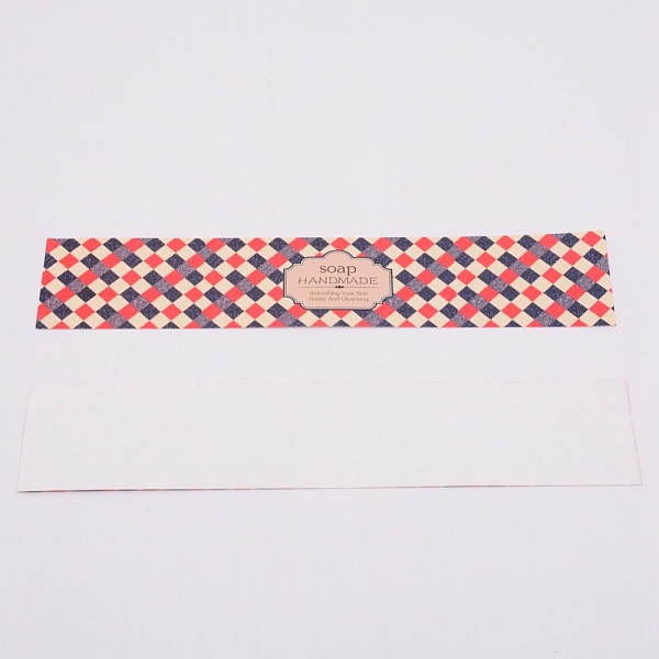 

PandaHall Handmade Soap Paper Tag, Wrap Paper Tape, for Soap Packaging, Rectangle, with Flower Pattern, Brown, 210x40x0.1mm Paper Brown