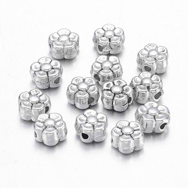 

PandaHall Tibetan Style Alloy Beads, Lead Free & Nickel Free & Cadmium Free, Flower, Great for Mother's Day Gifts making, Antique Silver...