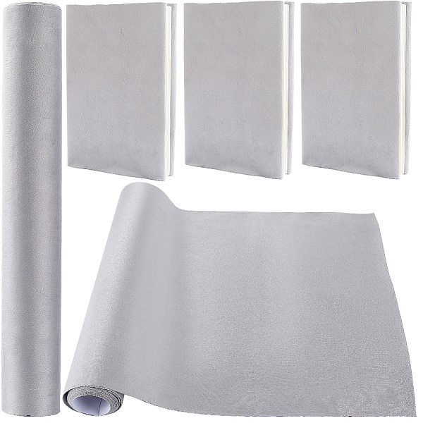

PandaHall 2M Velvet Book Covers, Notebook Wraps, Gray, 42x0.06cm Cloth Gray