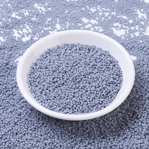 

PandaHall MIYUKI Round Rocailles Beads, Japanese Seed Beads, 11/0, (RR498) Opaque Cement Gray, 11/0, 2x1.3mm, Hole: 0.8mm, about 5500pcs/50g...