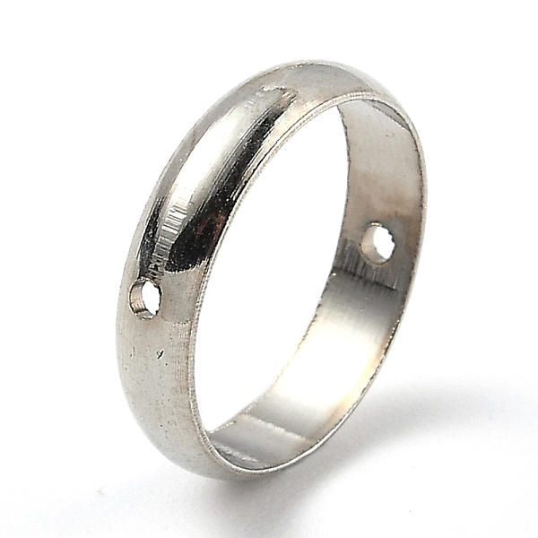 

PandaHall Brass Bead Frame, for Earrings & Hair Jewelry Accessories Bag Bead Buckle, Round Ring, Platinum, 14x2.5mm, Hole: 1mm, 12mm Inner...