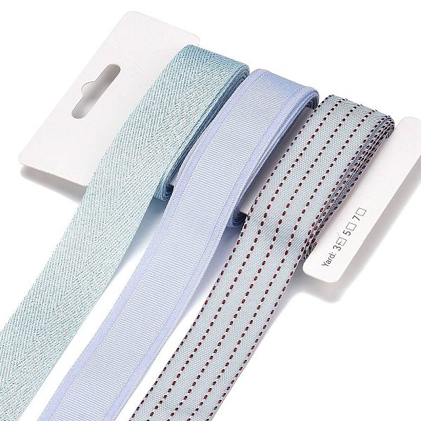 

PandaHall 9 Yards 3 Styles Polyester Ribbon, for DIY Handmade Craft, Hair Bowknots and Gift Decoration, Sky Blue Color Palette, Light Blue...