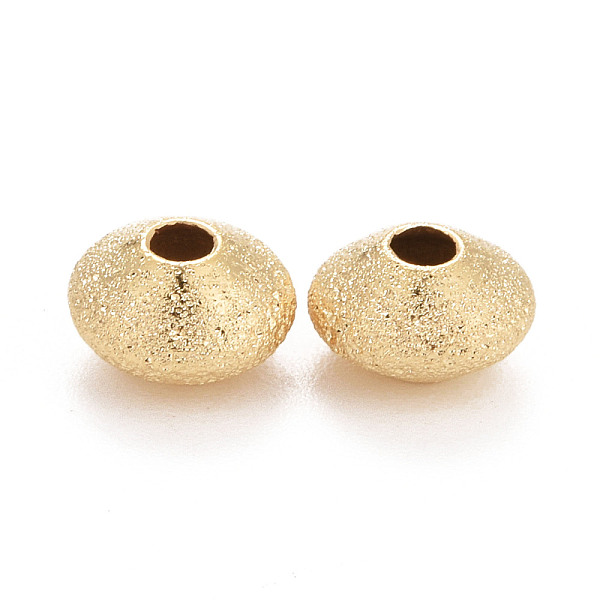 

PandaHall Eco-Friendly Brass Beads, Long-Lasting Plated, Lead Free & Cadmium Free, Bicone, Real 24K Gold Plated, 6x3.5mm, Hole: 1.5mm Brass...