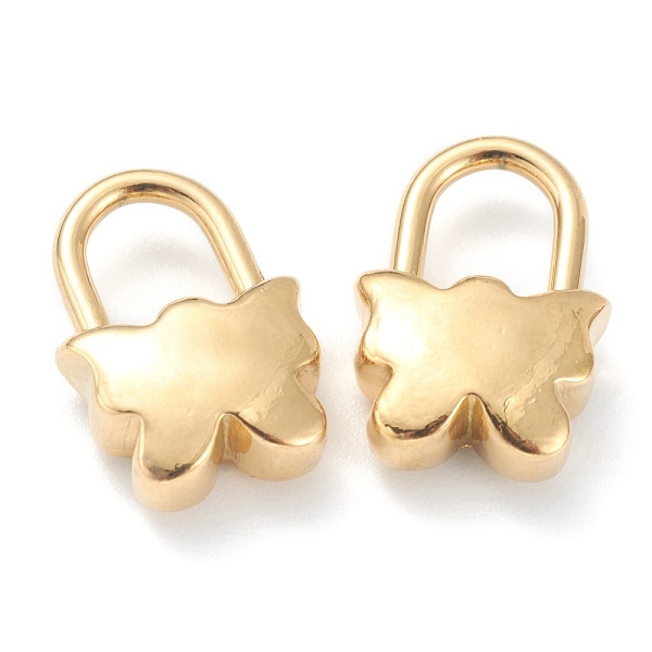 

PandaHall 304 Stainless Steel Pendants, Butterfly, Golden, 16.5x12x5mm, Hole: 4x7.5mm 304 Stainless Steel Butterfly