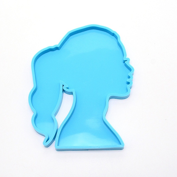

PandaHall DIY Food Grade Silhouette Silicone Bust Statue Molds, Fondant Molds, For Half-body Sculpture UV Resin, Epoxy Resin Cup Mat Making...