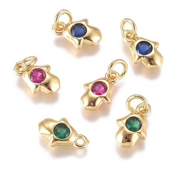 Brass Micro Pave Cu… - image