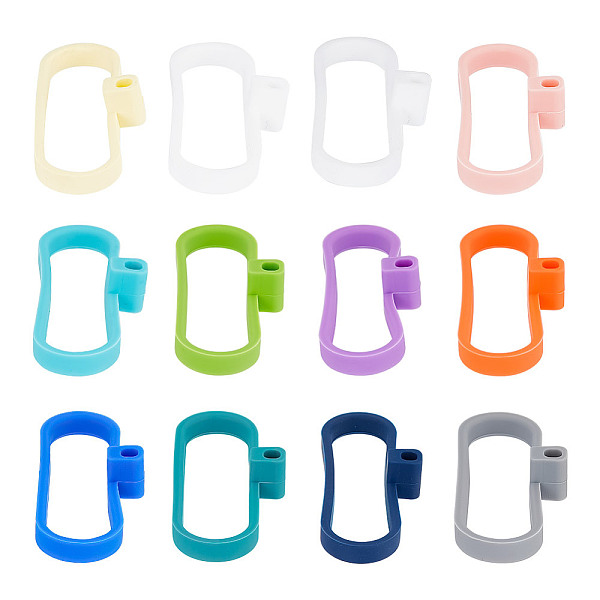 

PandaHall GOMAKERER 12Pcs 12 Colors Silicone Mason Jar Spoon Holder, Mixed Color, 48x114.5x23mm, Inner Diameter: 106x27mm, 1pc/color..., Multicolor