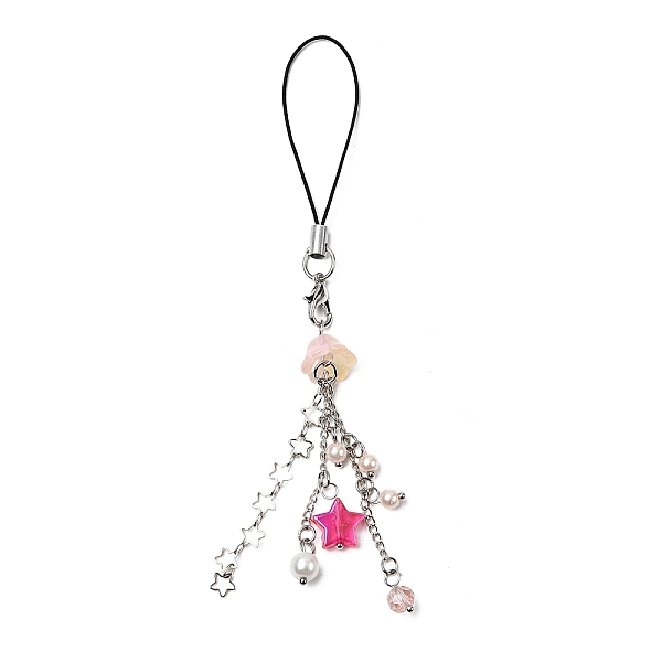 Glass Acrylic Mobile Straps