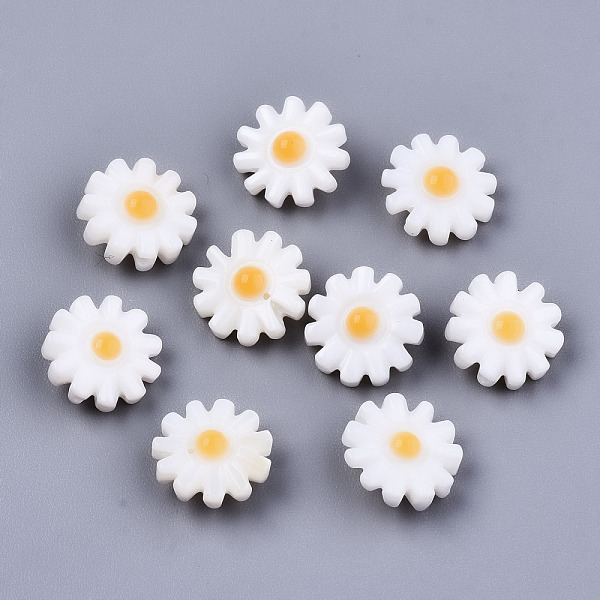 

PandaHall Natural Freshwater Shell Beads, Flower, Seashell Color, 12x4.5mm, Hole: 0.9mm Freshwater Shell Flower
