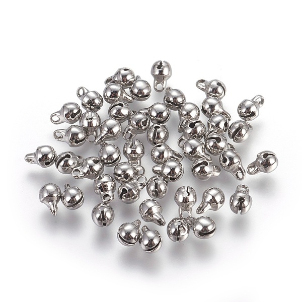 

PandaHall 304 Stainless Steel Charms, Bell, Stainless Steel Color, 7.5x5mm, Hole: 1.5mm 304 Stainless Steel Bell