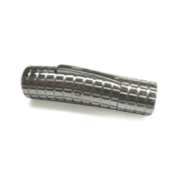 

PandaHall Column Stainless Steel Bayonet Clasps, Stainless Steel Color, 30x8mm, Hole: 6mm Stainless Steel