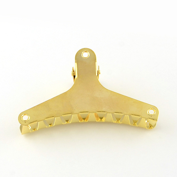 

PandaHall Iron Claw Hair Clips, Golden, 34x55mm Iron