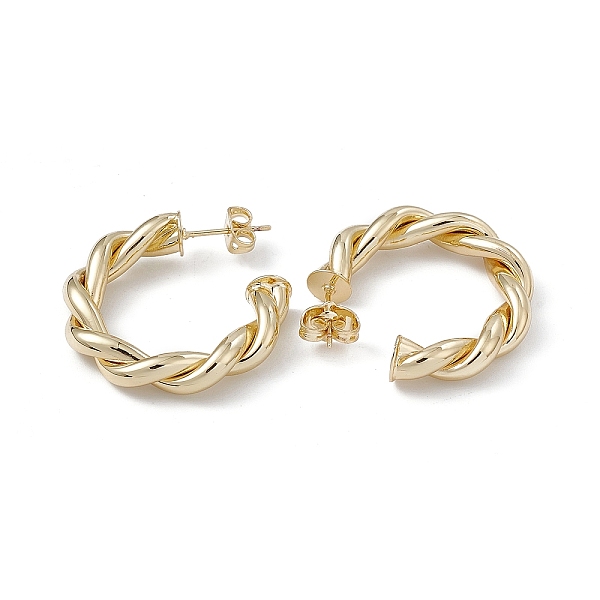 Long-Lasting Plated Brass Stud Earrings For Women