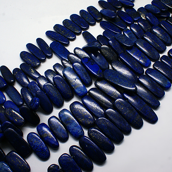 

PandaHall Natural Gemstone Pendants Lapis Lazuli Graduated Beads Strands, Dark Blue, 16~42x10~18x5~8mm, Hole: 1mm, about 15.7 inch Lapis...