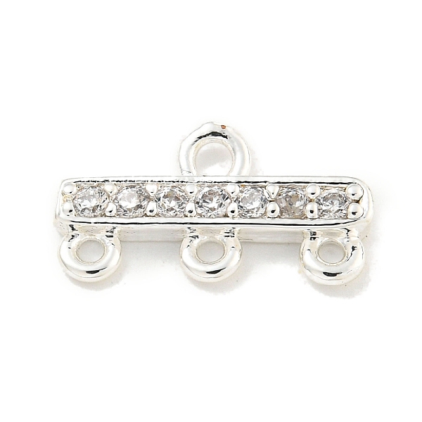 

PandaHall Rack Plating Brass Micro Pave Clear Cubic Zirconia Rectangle Chandelier Component Links, Long-Lasting Plated, Lead Free & Cadmium...