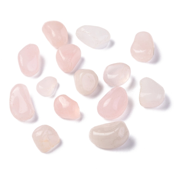 

PandaHall Natural Rose Quartz Beads, No Hole Beads, Nuggets, Tumbled Stone, Healing Stones for 7 Chakras Balancing, Crystal Therapy, Vase...