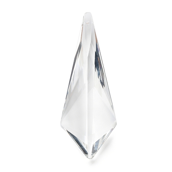 

PandaHall Transparent Glass Big Pendants, Faceted, Teardrop Charms, for Chandelier Crystal Hanging Pendants, Clear, 120x44x22.5mm, Hole: 2mm...
