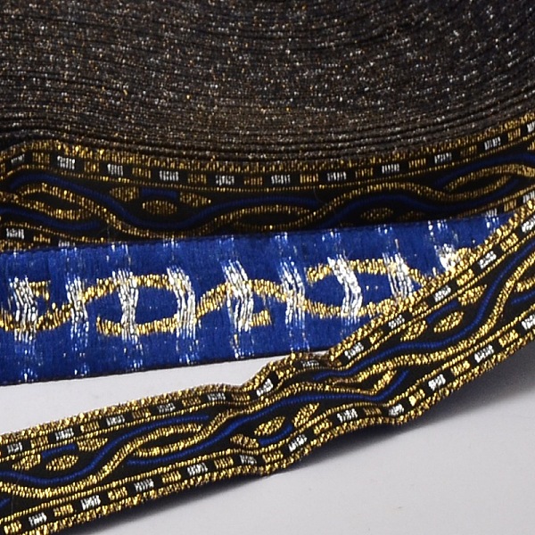 

PandaHall Polyester Ribbons, with Wave Pattern, Colorful, 3/4 inch(20mm), 33yards/roll(30.1752m/roll) Polyester None