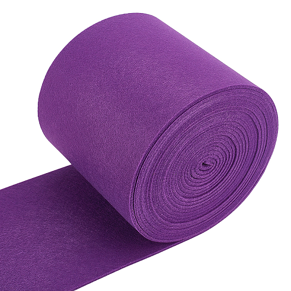 

PandaHall Non Woven Fabric Embroidery Needle Felt for DIY Crafts, Indigo, 140x3mm, about 6m/roll Polyester Purple