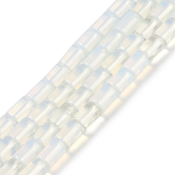 

PandaHall Opalite Beads Strands, Column, 7.5~8.5x5~6mm, Hole: 1mm, about 45~46pcs/strand, 14.69~15.04 inch(37.3~38.2cm) Opalite Column