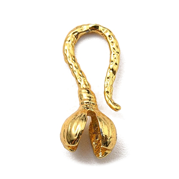 

PandaHall Rack Plating Brass Hook Clasps, Long-Lasting Plated, Real 18K Gold Plated, 14.5x6mm Brass