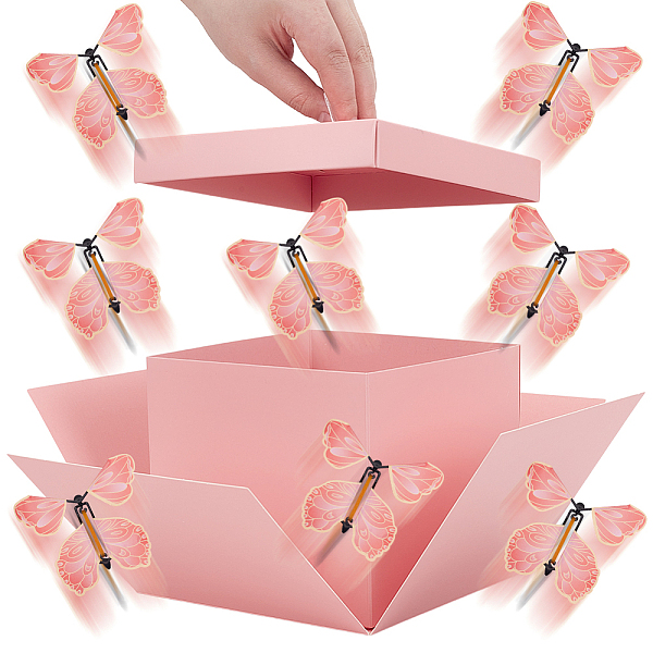 DIY Butterfly Flying Surprise Gift Paper Storage Boxes