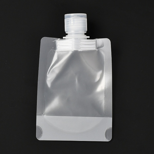 

PandaHall PET Plastic Travel Bags, Matte Style Empty Refillable Bags, Rectangle with Caps, for Cosmetics, Clear, 13.4cm, Capacity: 50ml(1.69...