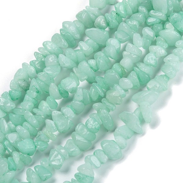 

PandaHall Dyed Natural Amazonite Beads Strands, Chip, 3~16x3~8mm, Hole: 0.7mm, 32.28''(82cm) Amazonite Chip