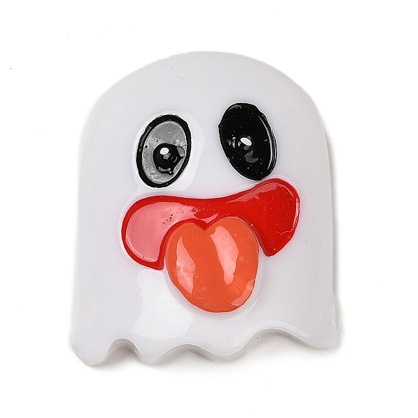 Geist Halloween Undurchsichtige Harz Decoden Cabochons