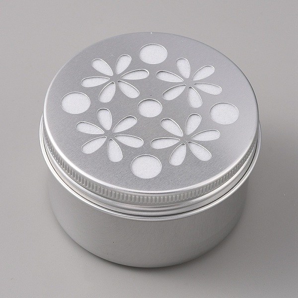 

PandaHall Aluminium Shallow Round Candle Tins, with Hollow Lids, Empty Tin Storage Containers, Flower Pattern, 7.1x4.25cm, Inner Diameter...