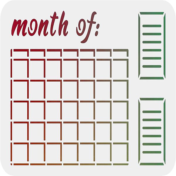 

PandaHall Large Plastic Reusable Drawing Painting Stencils Templates, for Painting on Scrapbook Fabric Tiles Floor Furniture Wood, Rectangle...