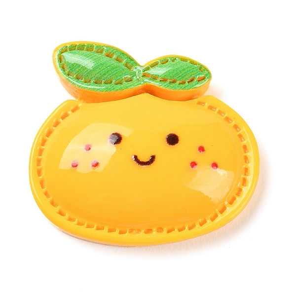 

PandaHall Animal Theme Opaque Resin Cabochons, Jewelry Making, Orange, 24x26x6.5mm Resin Orange