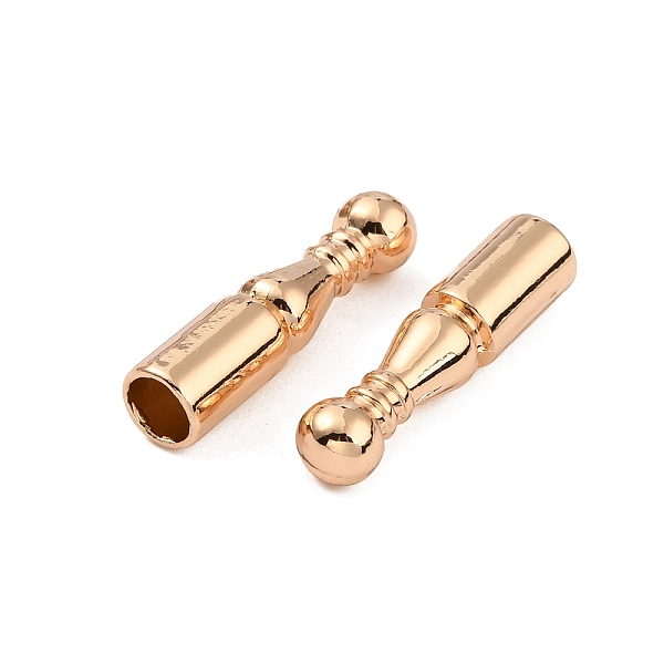 

PandaHall Alloy Cord Ends, Bolo Tie End Caps, Cone, Light Gold, 25x6mm, Hole: 5mm, Inner Diameter: 5mm Alloy