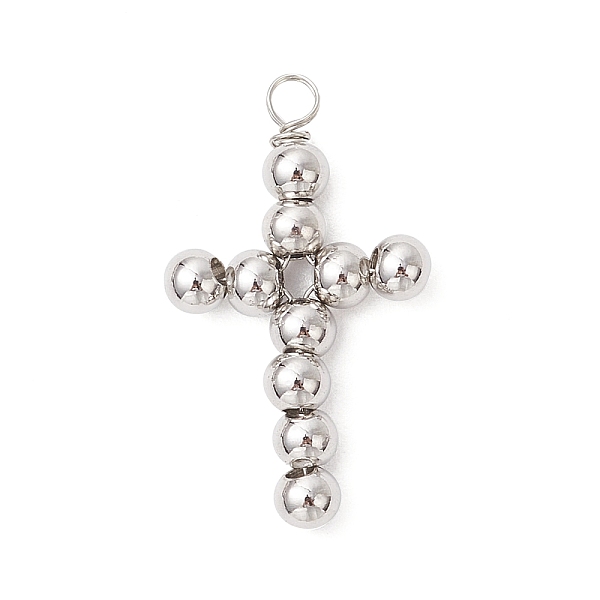 Brass Beaded Pendan… - image