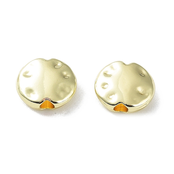 

PandaHall Rack Plating Alloy Beads, Flat Round, Golden, 7x7.5x2.5mm, Hole: 1.5mm Alloy Flat Round