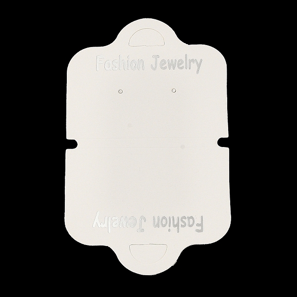 

PandaHall Fold Over Paper Jewelry Display Cards, for Necklace Bracelet Earring Storage, WhiteSmoke, Finished Product: 57x70x4mm..., White