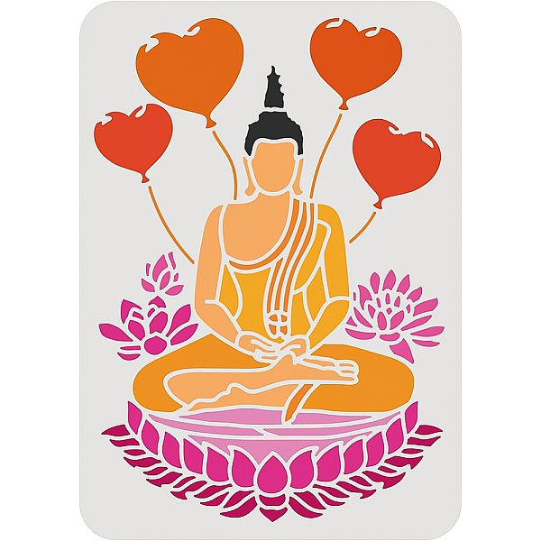 

PandaHall Large Plastic Reusable Drawing Painting Stencils Templates, for Painting on Scrapbook Fabric Tiles Floor Furniture Wood, Rectangle...