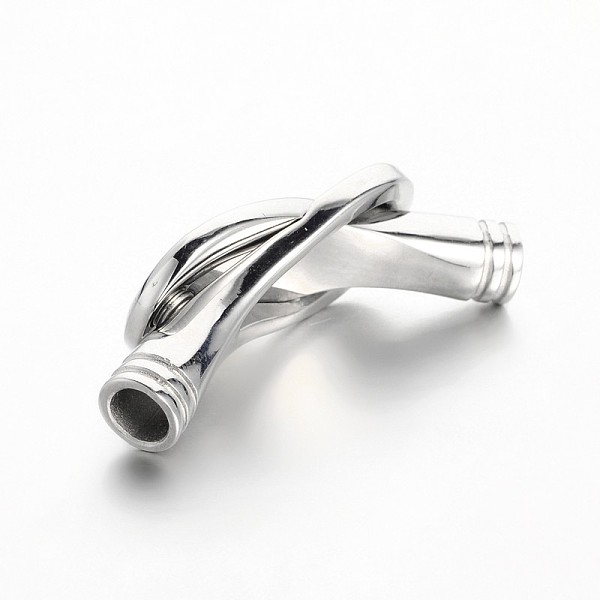 

PandaHall 304 Stainless Steel Enamel Magnetic Clasps with Glue-in Ends, Stainless Steel Color, 44x15x10mm, Hole: 5mm 304 Stainless Steel..., Black