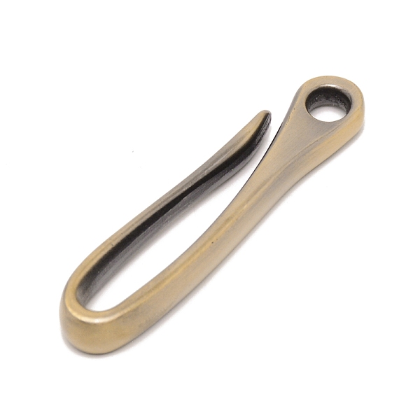

PandaHall Alloy Carp Fishing Hooks, with Hole, Fishing Tackle, Antique Bronze, 68.5x16x9mm, Hole: 6mm Alloy Others