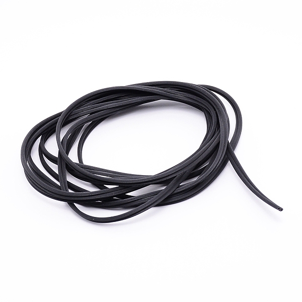 

PandaHall PVC Window Seal Strip, for Doors and Windows Soundproofing Weatherstrip Gap Blocker, Black, 0.6x0.3cm, 8m/roll Plastic Black