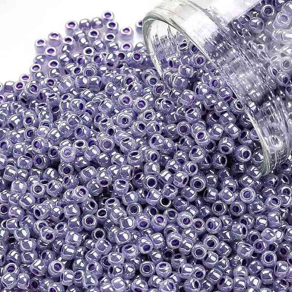 

PandaHall TOHO Round Seed Beads, Japanese Seed Beads, (922) Ceylon Gladiola, 11/0, 2.2mm, Hole: 0.8mm, about 1111pcs/bottle, 10g/bottle..., Purple