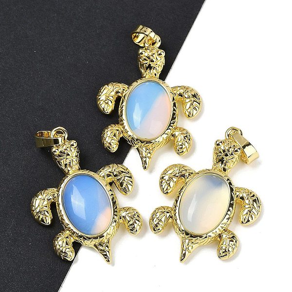 Opalite & Brass Pen… - image