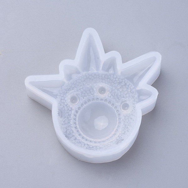 

PandaHall Silicone Molds, Resin Casting Molds, For UV Resin, Epoxy Resin Jewelry Making, Evil Eye, White, 71x75x20mm, Inner Size: 22mm...