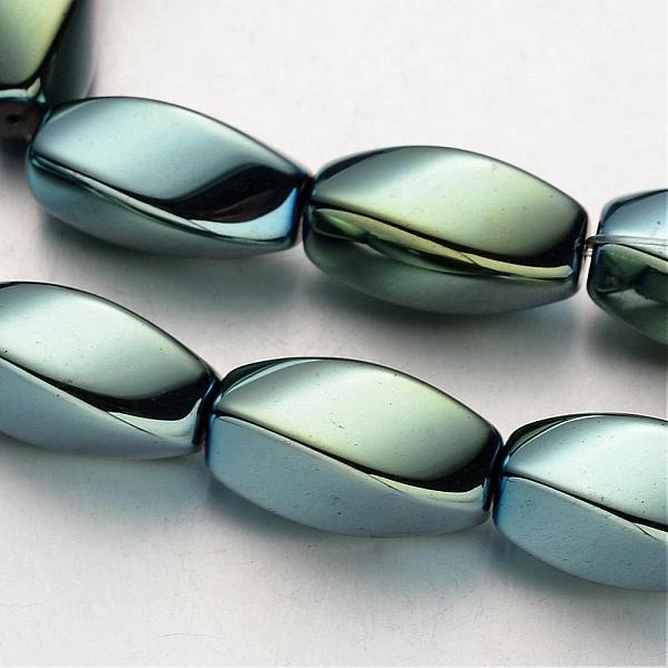 Electroplate Non-magnetic Synthetic Hematite Beads Strands