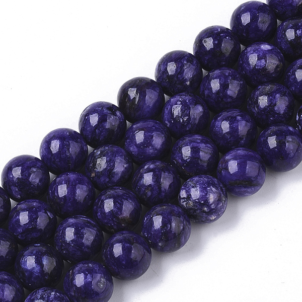 Chapelets De Perles De Charoite Naturel