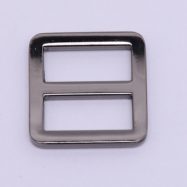 

PandaHall Zinc Alloy Buckles, for Strap Leathercraft Bag Belt, Rectangle, Gunmetal, 26x25.5x3mm, Hole: 8x19mm Alloy Rectangle